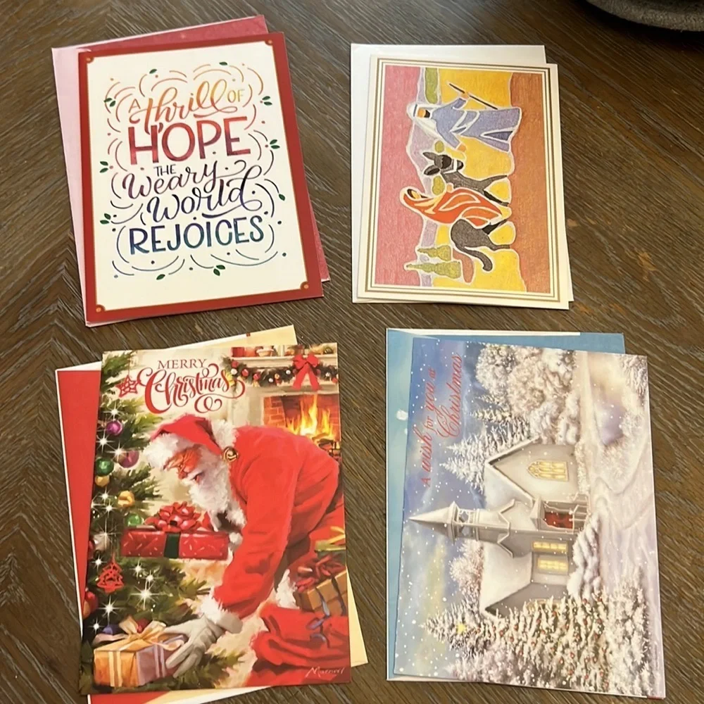 Lot of 24 Christmas greeting cards